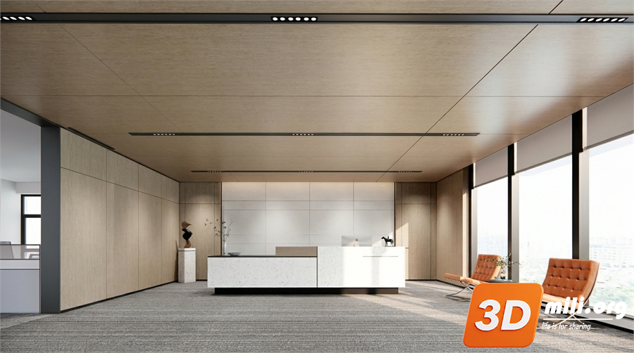 Lobby front desk Skp Files 